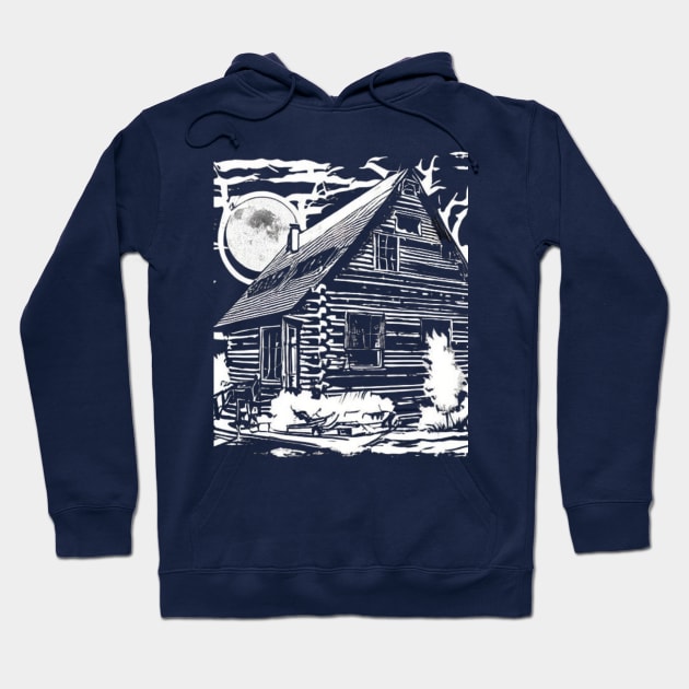 Cabin in the woods Hoodie by KOPERNIKO SHOP